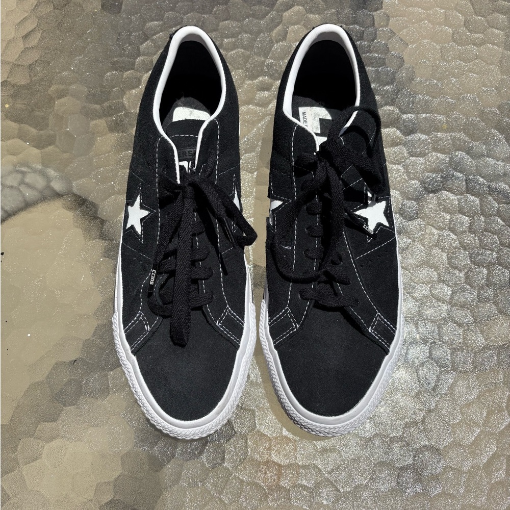Converse Black and White Sneakers with Iconic Design